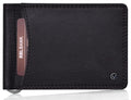 Allen Solly Men's Money Clip Leather Bi-Fold Slim Wallet with Card Holder & Money Clipper.